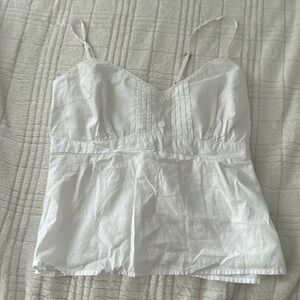 Hollister White Tank